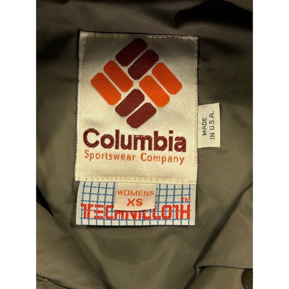 VINTAGE Columbia Women XS Ski Parka Snowboard Thermal Insulation Jacket USA MADE - Picture 3 of 9